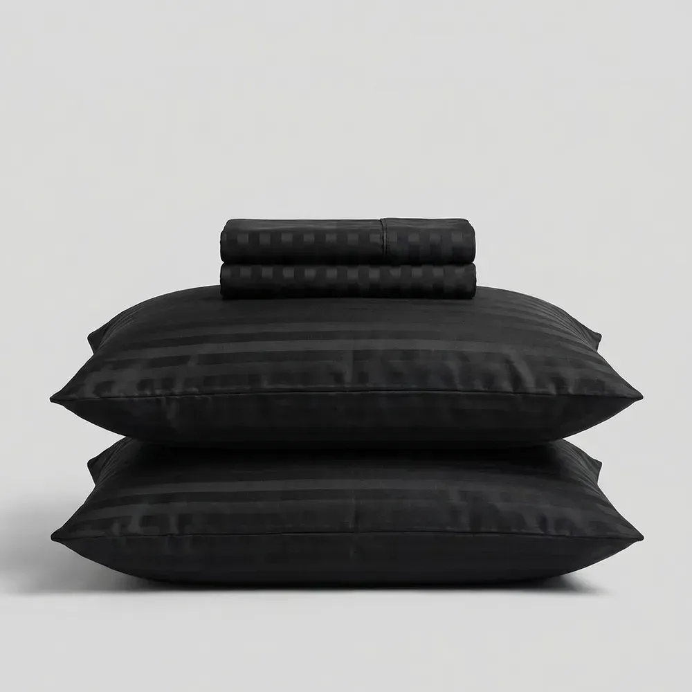 Комплект постільної білизни з мікросатину Pro Textile, чорний